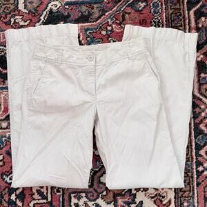 Ann Taylor Loft Signature Chino Khaki Pants fits like a 6.